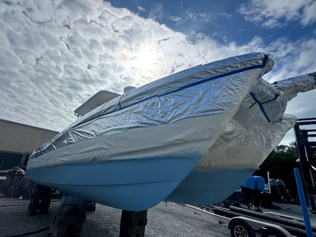 Aquaphobix coating applied to a World Cat vessel